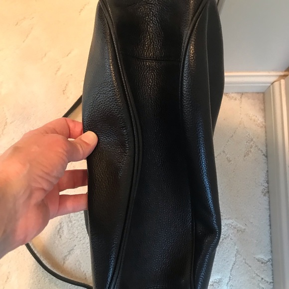 Coach black leather handbag - Picture 5 of 8